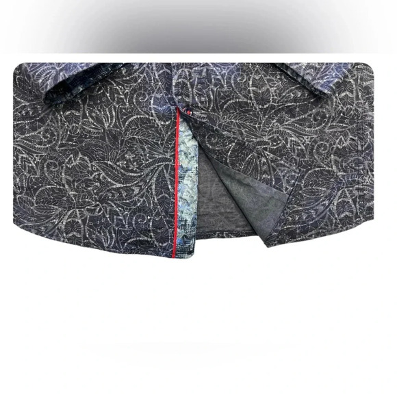 Daniel Hechter Blue Printed Long Sleeve Button Down Dress Shirts Size Large - Picture 8 of 10